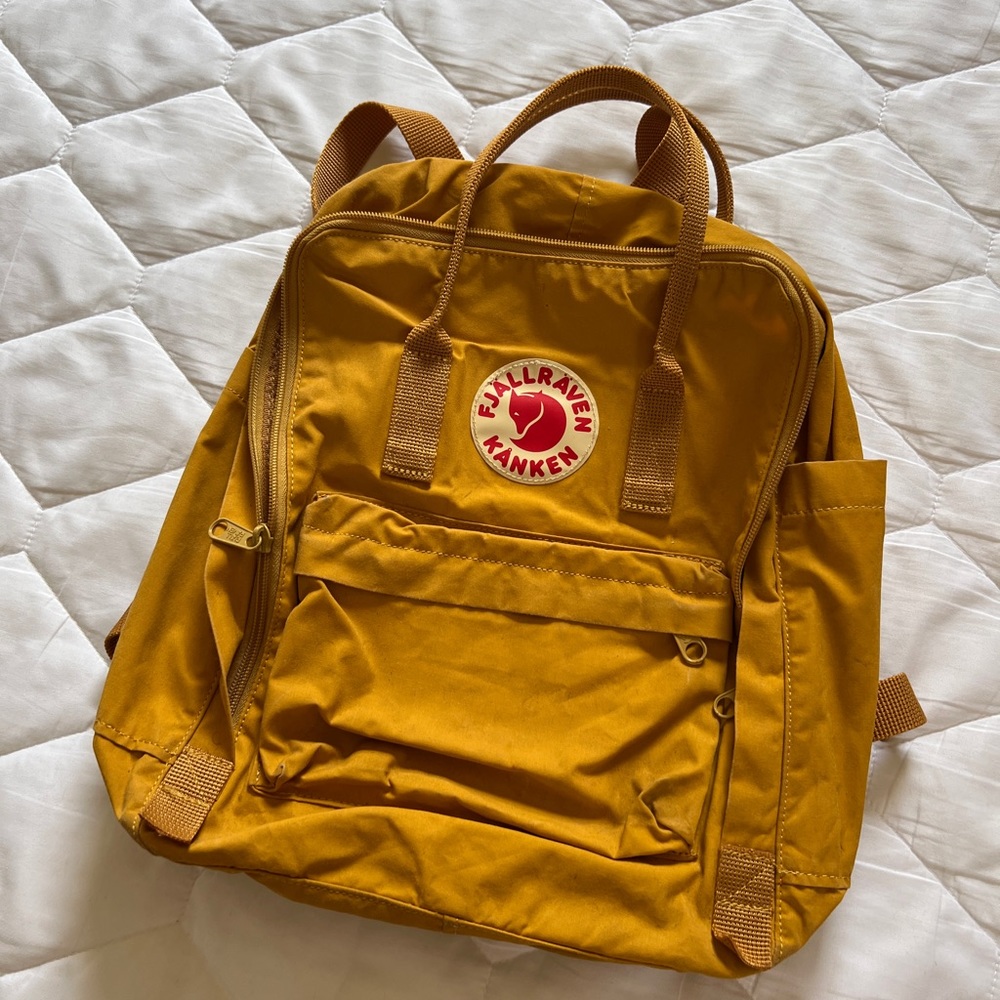 Fjallraven Yellow Field Bag Backpack Large